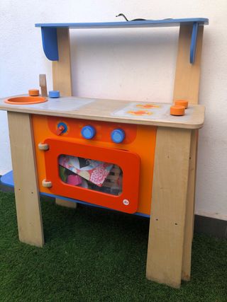 cocinita de madera
