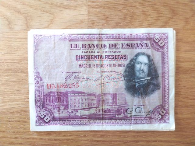 Billete de 50 pesetas