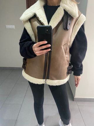 chaleco doble faz Oversize