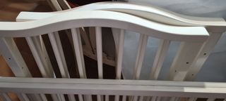 Cuna madera blanca Prenatal. SOLIDARIO.