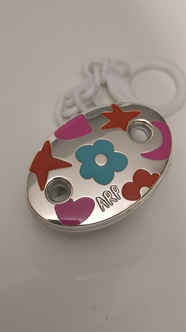 Broche de chupete plata Agatha