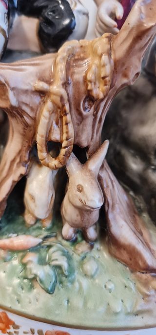 Figura de porcelana de la firma Sauthier