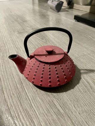 Tetera hierro fundido.