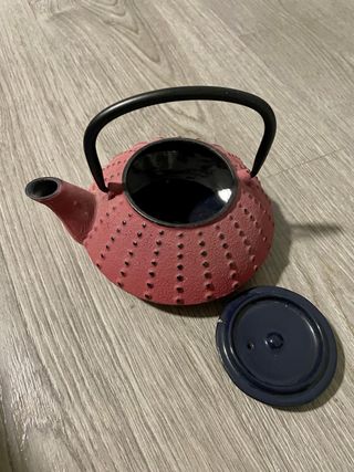 Tetera hierro fundido.
