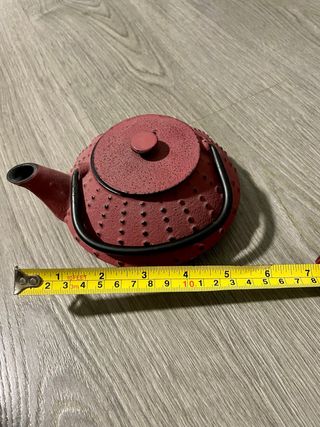 Tetera hierro fundido.