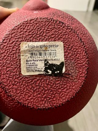 Tetera hierro fundido.