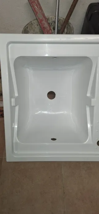 Mueble con fregadero. PVC.