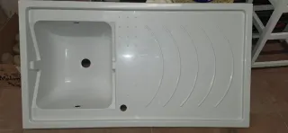 Mueble con fregadero. PVC.