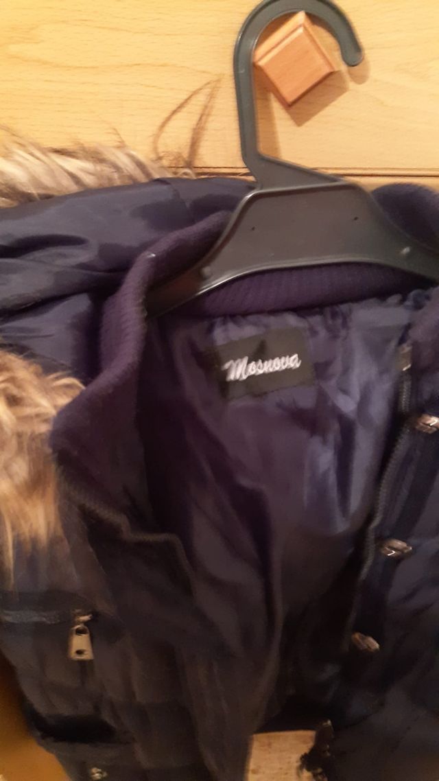 Abrigo azul oscuro talla M