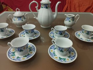 Juego de café,Fena porzellan (Alemana)