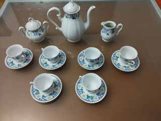 Juego de café,Fena porzellan (Alemana)
