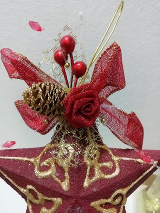 15 ADORNOS ESTRELLAS 12CM NAVIDAD ALMACÉN-ENVIO