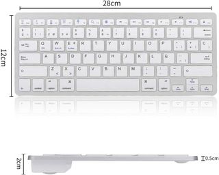 Teclado bluetooth inalámbrico portátil