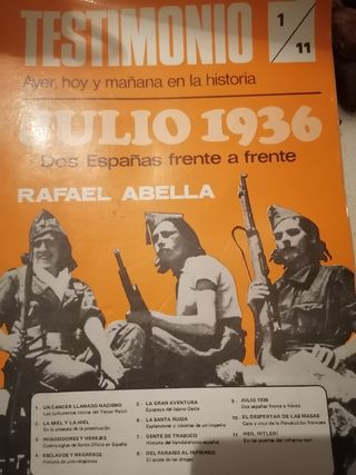 Historia y Vida antiguos recientes Testimonio