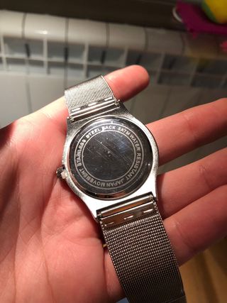 reloj correa malla milanesa