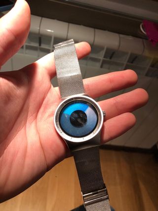 reloj correa malla milanesa