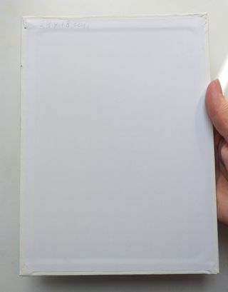 Ángel Oleo Tablero de Lona Pintura Original Arte