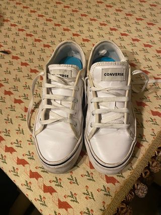 zapatillas converse piel de plataforma