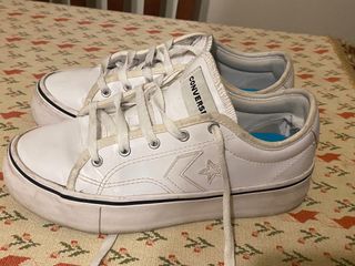 zapatillas converse piel de plataforma