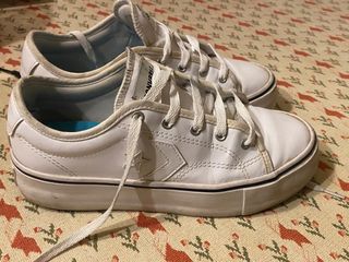 zapatillas converse piel de plataforma