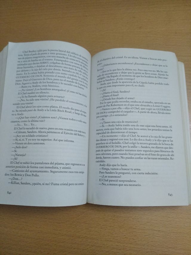 La cúpula, 1ra edición, Stephen King.