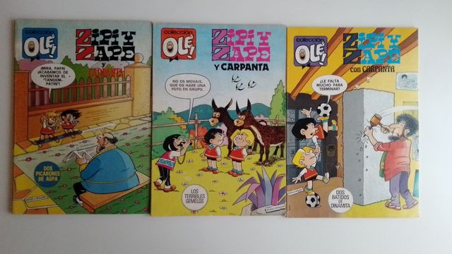 Cómics antiguos de Zipi y Zape.Colec OLE