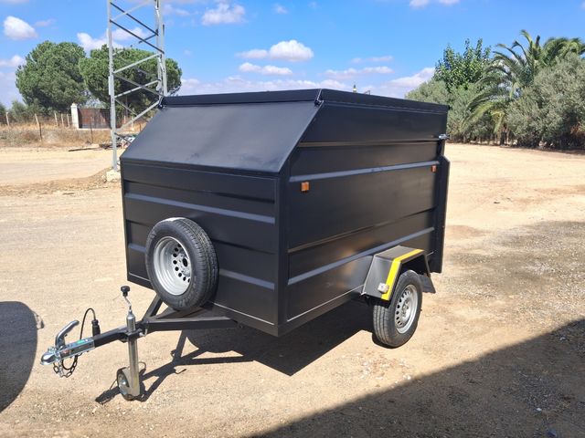 REMOLQUE 1 EJE 220x150x127 ALTO CERRADO AERODINÁMI