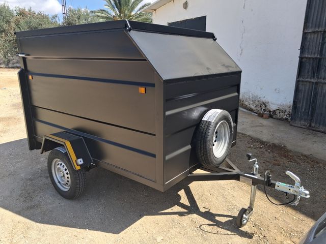 REMOLQUE 1 EJE 220x150x127 ALTO CERRADO AERODINÁMI