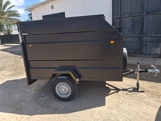 REMOLQUE 1 EJE 220x150x127 ALTO CERRADO AERODINÁMI