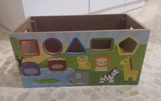 Baúl de madera con actividades Nenittos
