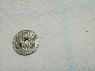 Oportunidad! Moneda de 50 céntimos 1949 España