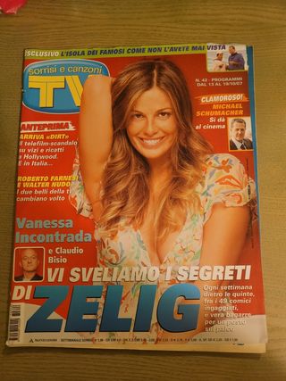 Rivista Tv Sorrisi e Canzoni N. 42 - 19/10/2007