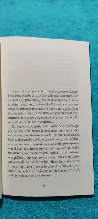 Libro Me llaman Negacionista