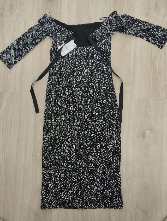 Vestido de lunares Zara Trafaluc
