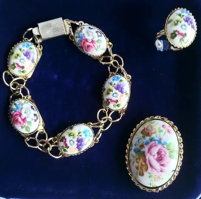 PULSERA ANILLO BROCHE Esmaltados