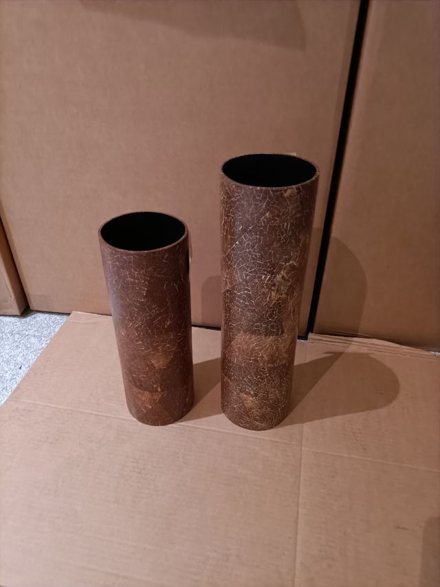 Conjunto de 2 jarras madeira