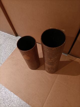 Conjunto de 2 jarras madeira