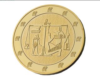 Moneda de colección egipcia NUEVA