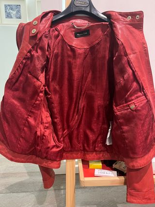 chaqueta de cuero Massimo Dutti