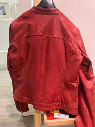 chaqueta de cuero Massimo Dutti