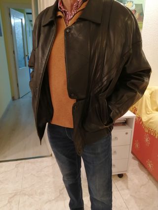 Cazadora marrón