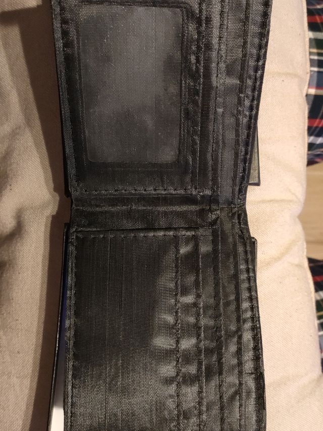 Cartera ESPAÑA de cuero negro