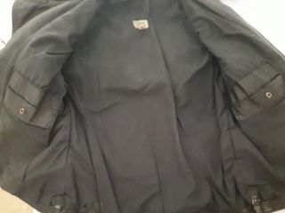 Cazadora cuero negra