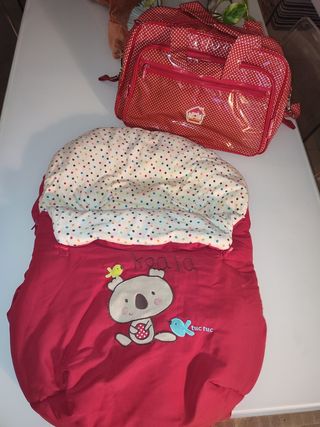 Saco y bolsa de bebe tuc tuc
