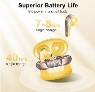 Auriculares Bluetooth 5.3 color verde lima