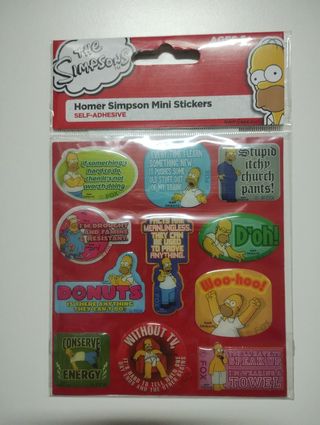 The Simpsons stickers set