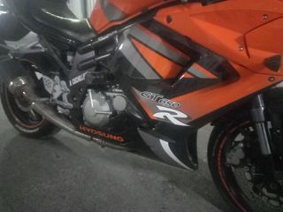 Moto hyosung gtr 650 cambio por moto de cross