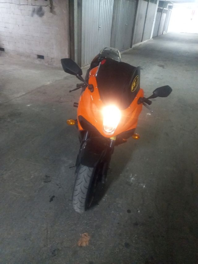 Moto hyosung gtr 650 cambio por moto de cross