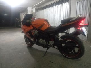 Moto hyosung gtr 650 cambio por moto de cross