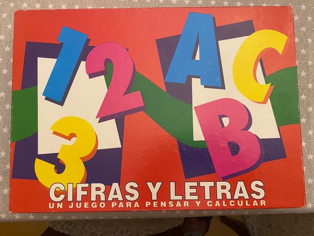 Juego de mesa “Cifras y letras” (clásico)